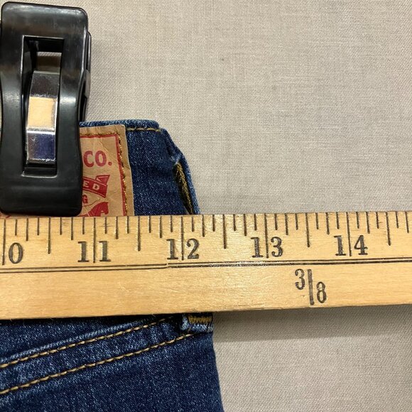 Levi's Women's Size 24 Blue 721 High-Rise Skinny Jeans Dark Wash Denim - Picture 12 of 13